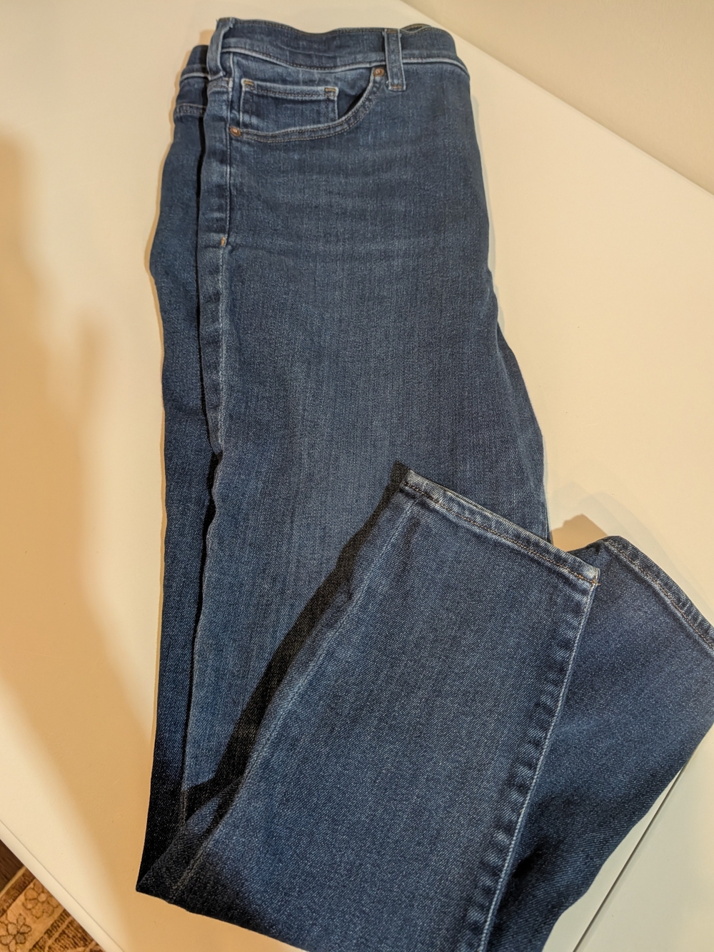 Express Women's Dark Blue Skinny Jeans